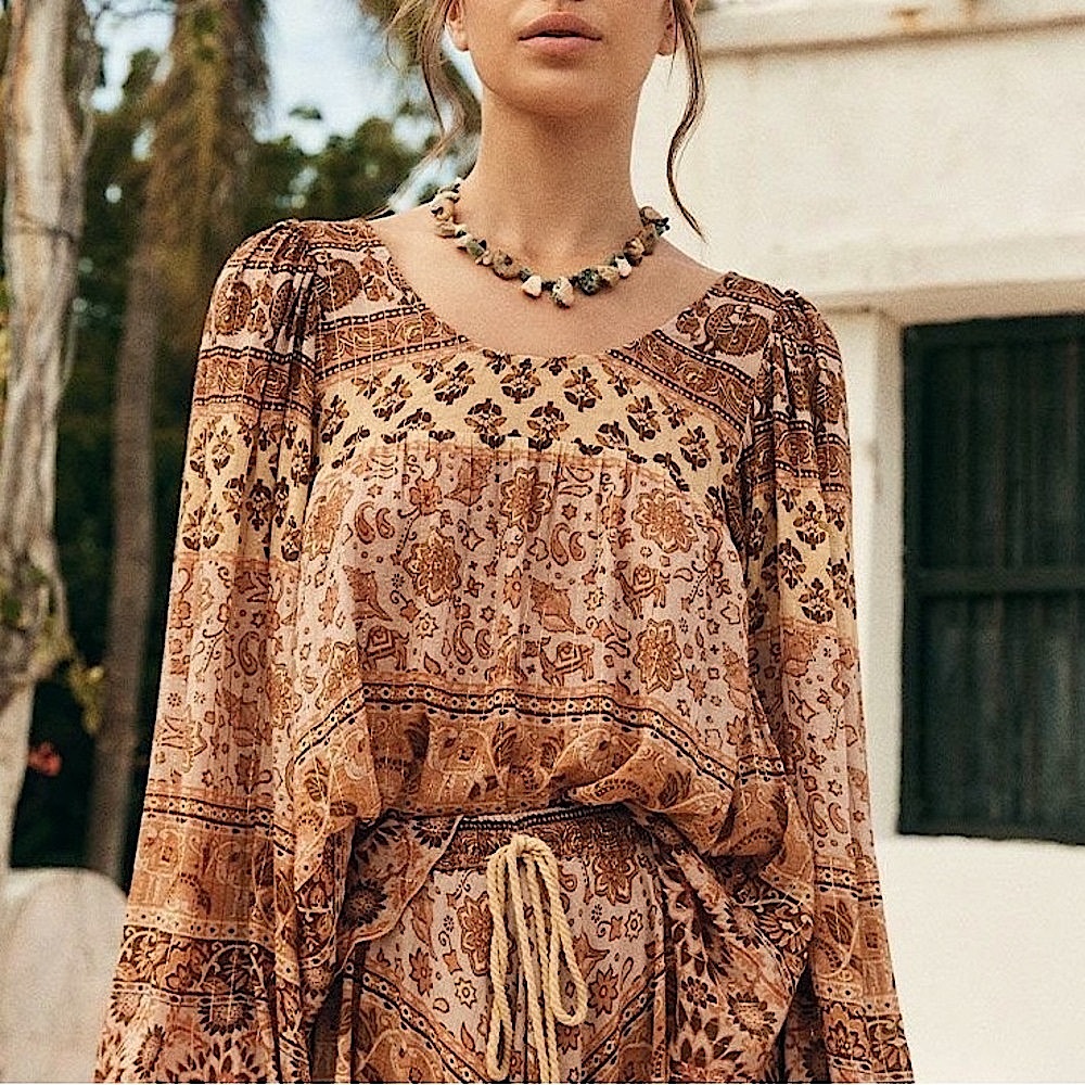 SPELL Lovers Shine Blouse, NEW